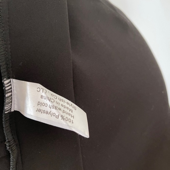 T&J Black Skirt w/ Flounce Hem - Picture 7 of 12